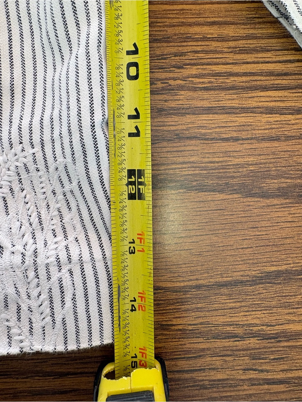 Chico's Embroidered Striped Button-Front Jacket - White & Gray - Picture 11 of 11